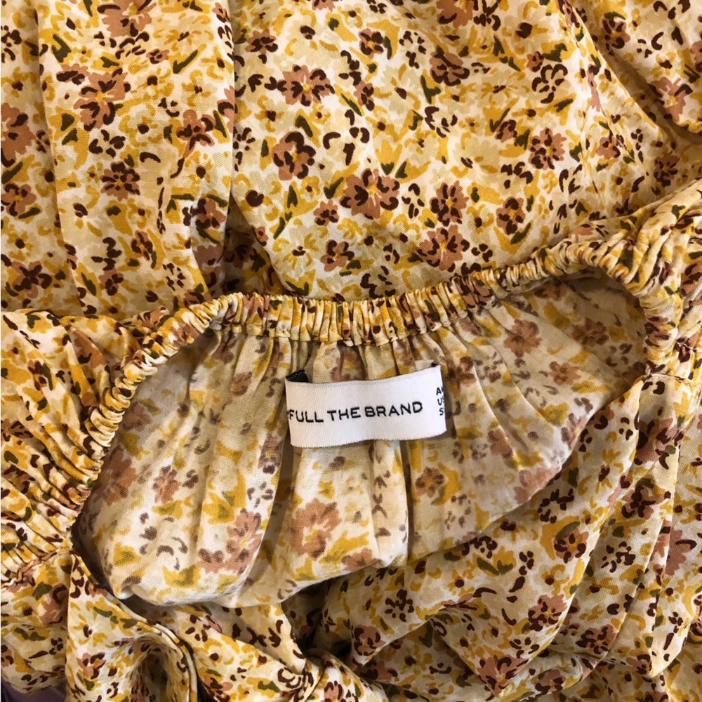 Faithfull the Brand Floral Yellow Maxi Dress - Picture 10 of 10